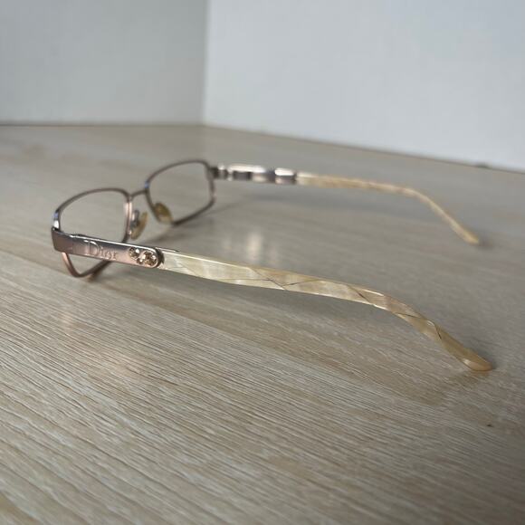Christian Dior CD3707 TTN130 Eyeglasses Metal Frames Only Flex Hinge 52-14 - Picture 7 of 9